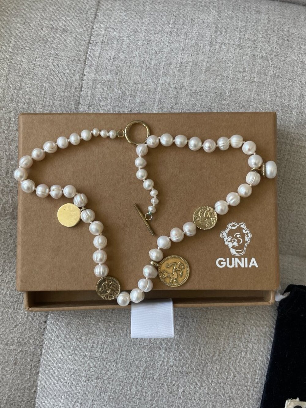 Like new Gunia Project Pearl Necklace with Pendants famous Ukrainian jewelry - Picture 4 of 7
